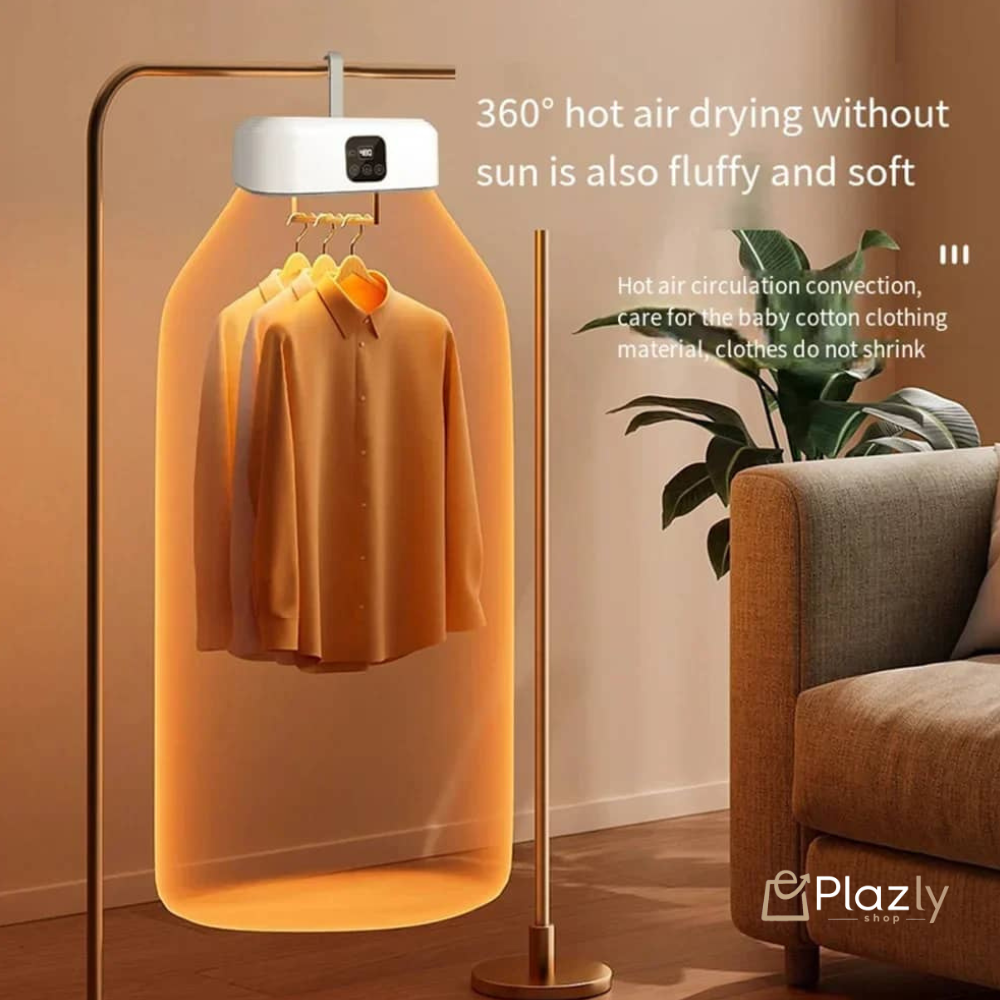 SECADOR DE ROPA PORTÁTIL 600W SECADO RÁPIDO BAJO CONSUMO