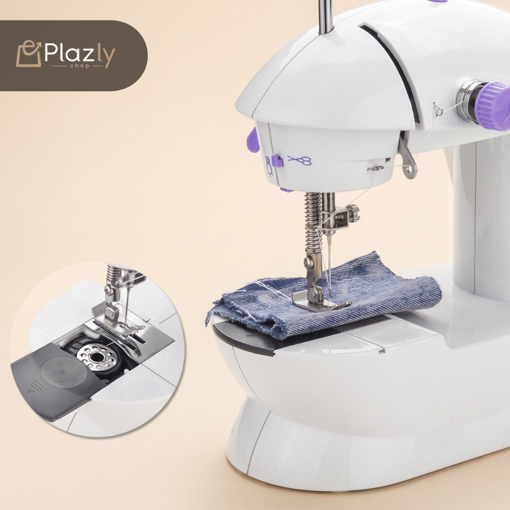 MINI MÁQUINA DE COSER PORTÁTIL CONFECCIONA Y CREA SIN SALIR DE CASA