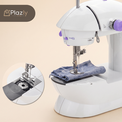 MINI MÁQUINA DE COSER PORTÁTIL CONFECCIONA Y CREA SIN SALIR DE CASA