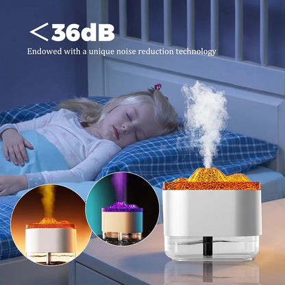 VOLCÁN HUMIDIFICADOR AROMATERAPIA DIFUSOR DE AROMA