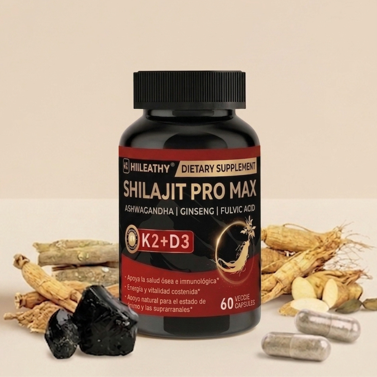 SHILAJIT PRO MAX POTENCIA, ENERGÍA Y VITALIDAD
